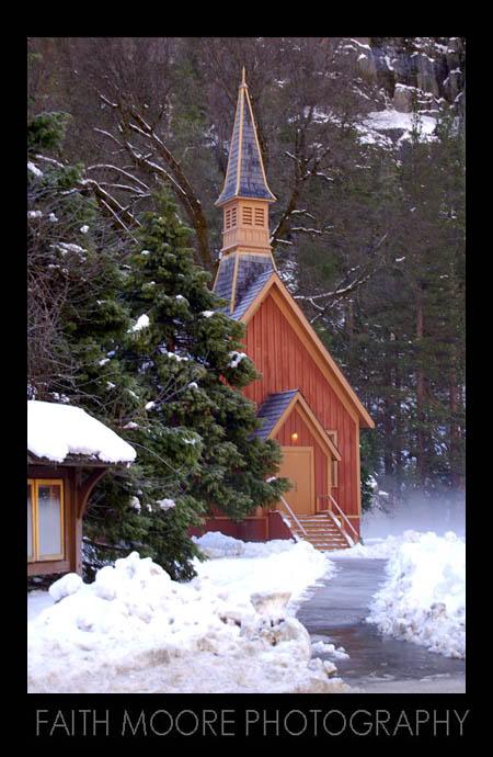 Chapel in winter